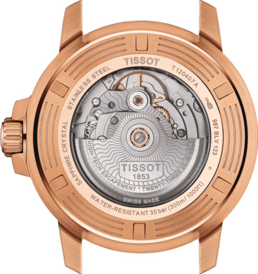 Tissot T-Sport Black & Blue Dial Men 43mm