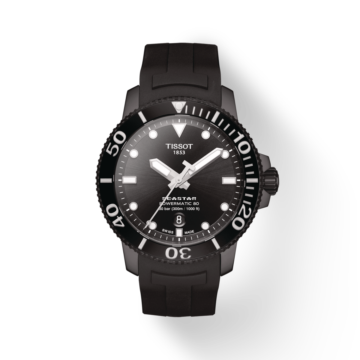 Tissot T-Sport Black Dial Men 43mm