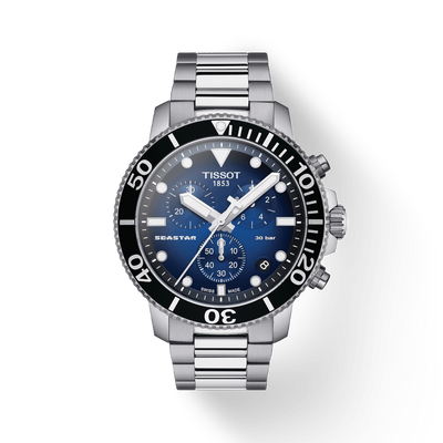 Tissot T-Sport Black & Blue Dial Men 45.5mm T1204171104101