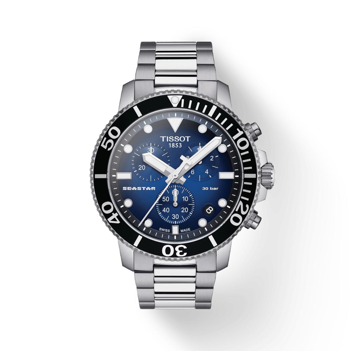 Tissot T-Sport Black & Blue Dial Men 45.5mm T1204171104101