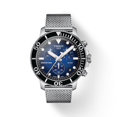 Tissot T-Sport Black & Blue Dial Men 45.5mm