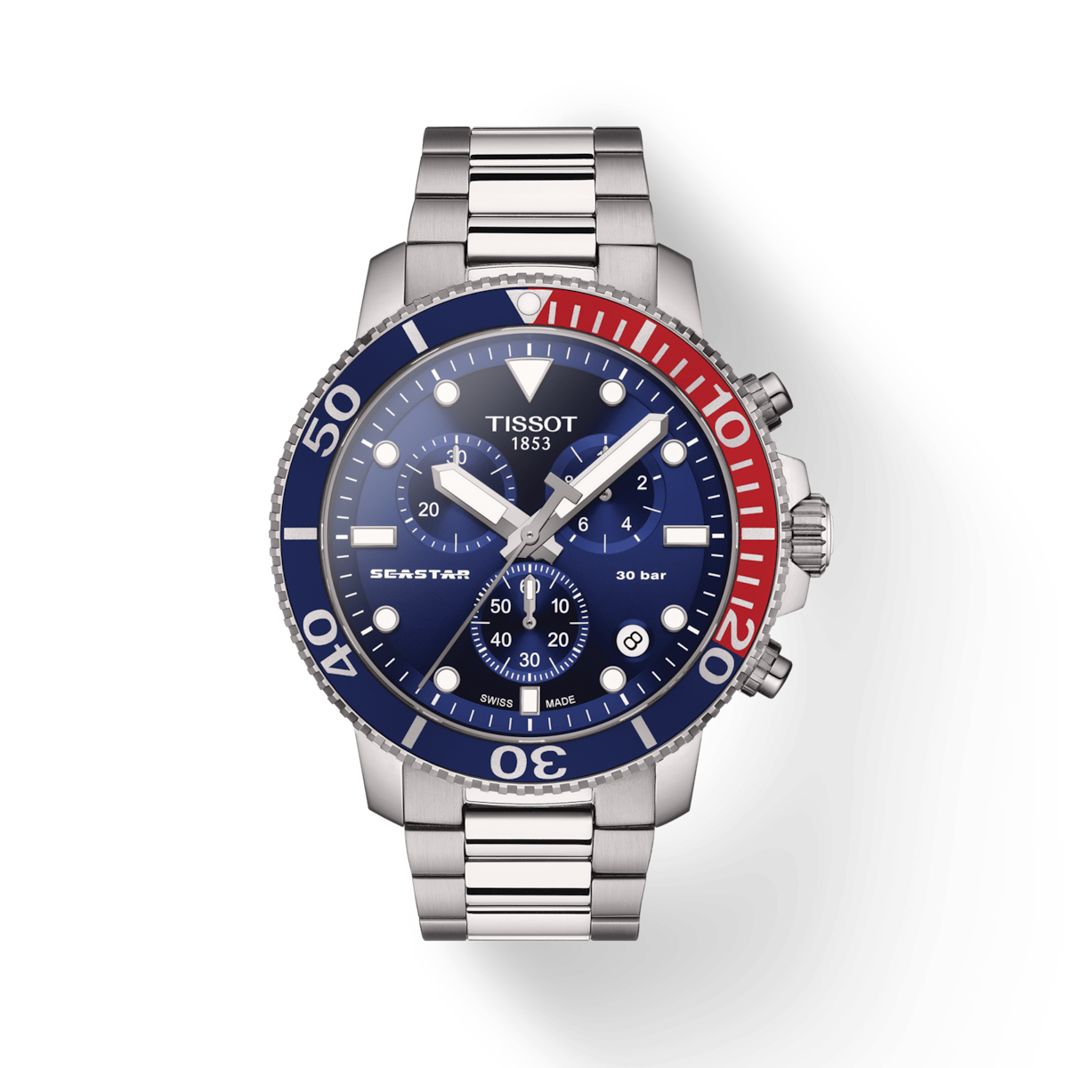 Tissot T-Sport Blue Dial Men 40.5mm