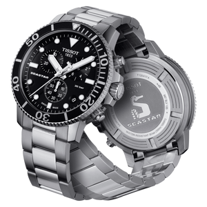 Tissot T-Sport Black Dial Men 45.5mm