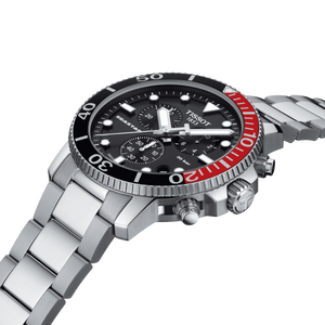 Tissot T-Sport Black Dial Men 45.5mm