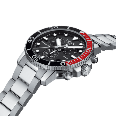 Tissot T-Sport Black Dial Men 45.5mm