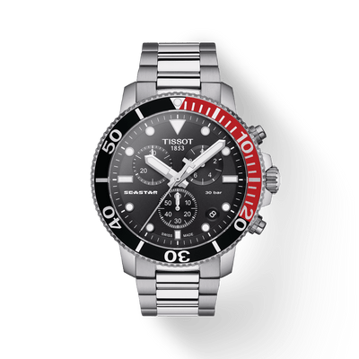 Tissot T-Sport Black Dial Men 45.5mm