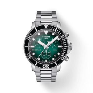 Tissot T-Sport Black & Green Dial Men 45.5mm T1204171109101