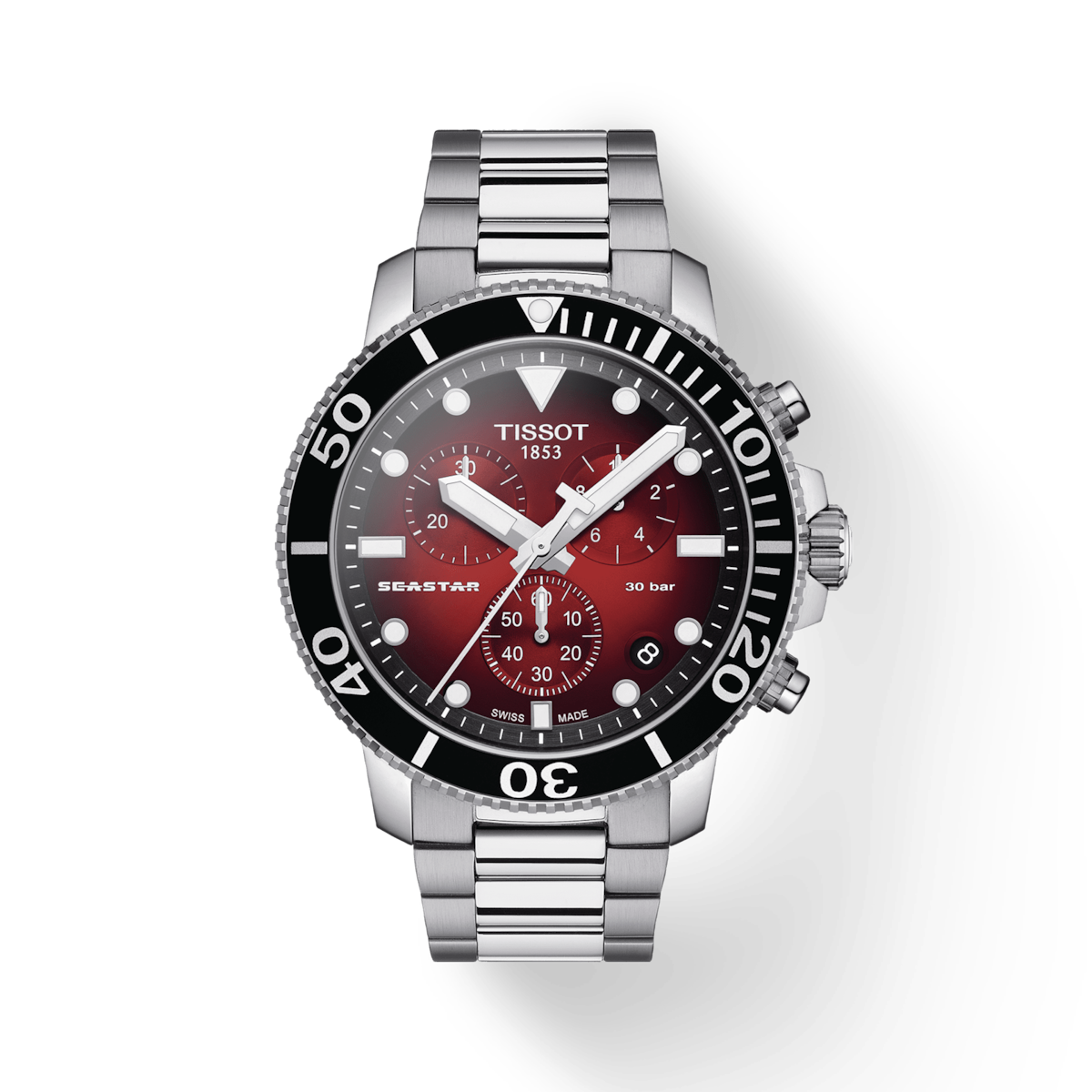 Tissot T-Sport Red & Black Dial Men 45.5mm