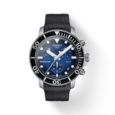 Tissot T-Sport Black & Blue Dial Men 45.5mm T1204171704100