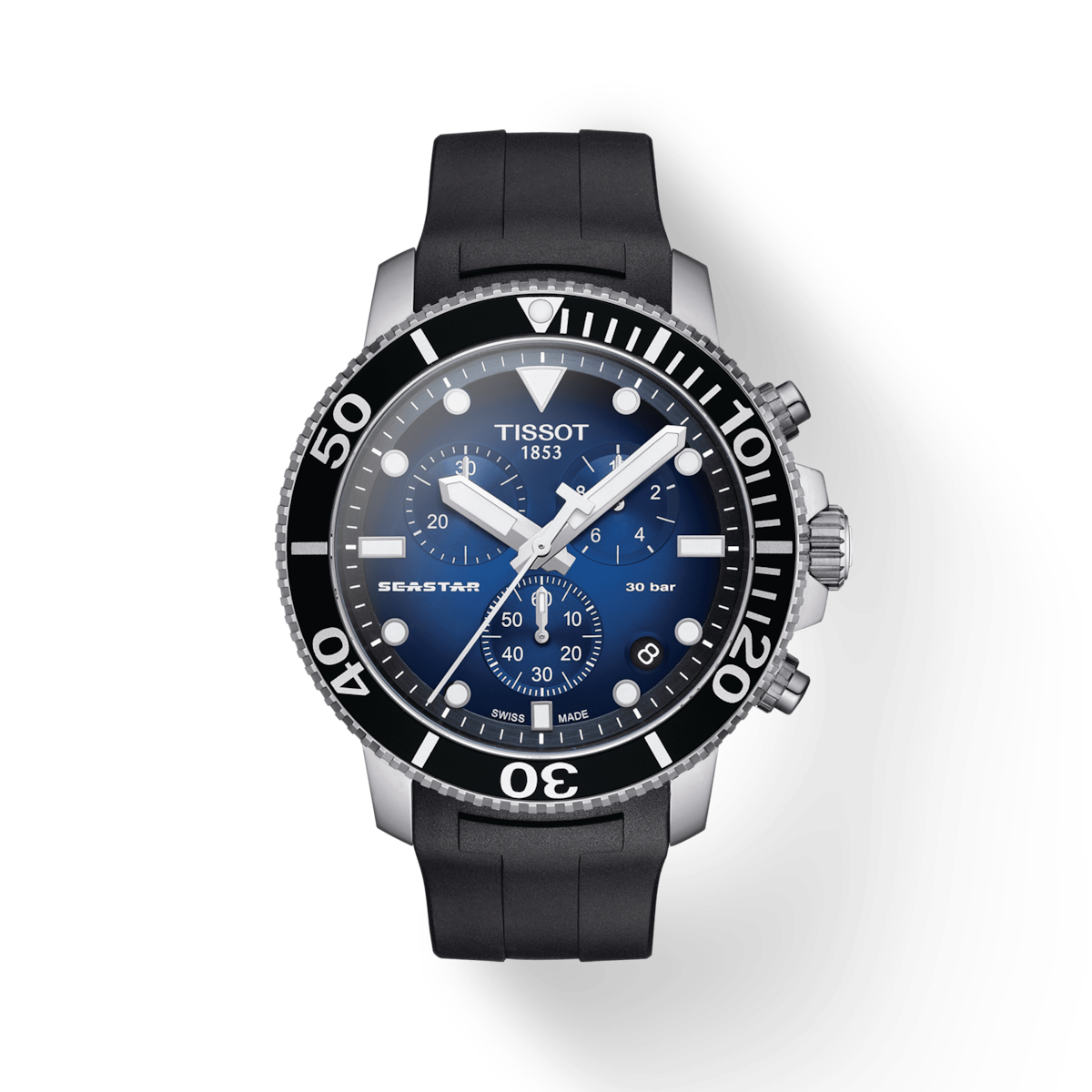 Tissot T-Sport Black & Blue Dial Men 45.5mm T1204171704100