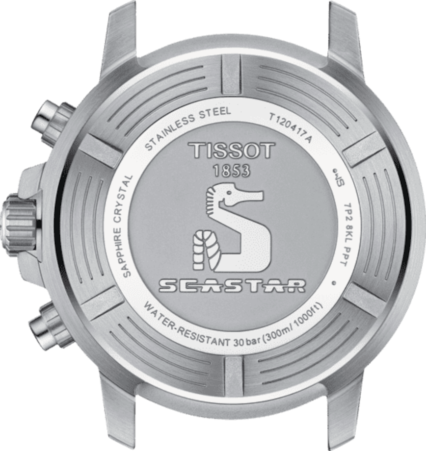 Tissot T-Sport Black & Blue Dial Men 45.5mm T1204171704100