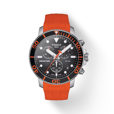 Tissot T-Sport Black Dial Men 45.5mm