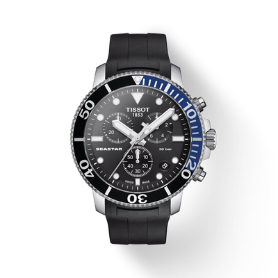 Tissot T-Sport Black Dial Men 45.5mm