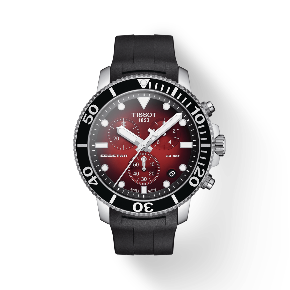 Tissot T-Sport Red & Black Dial Men 45.5mm