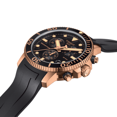 Tissot T-Sport Black Dial Men 45.5mm