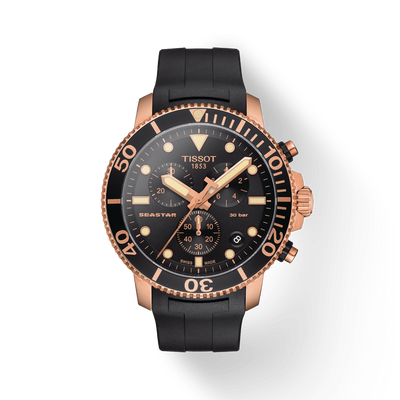 Tissot T-Sport Black Dial Men 45.5mm
