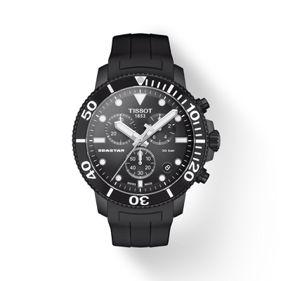 Tissot T-Sport Black Dial Men 45.5mm