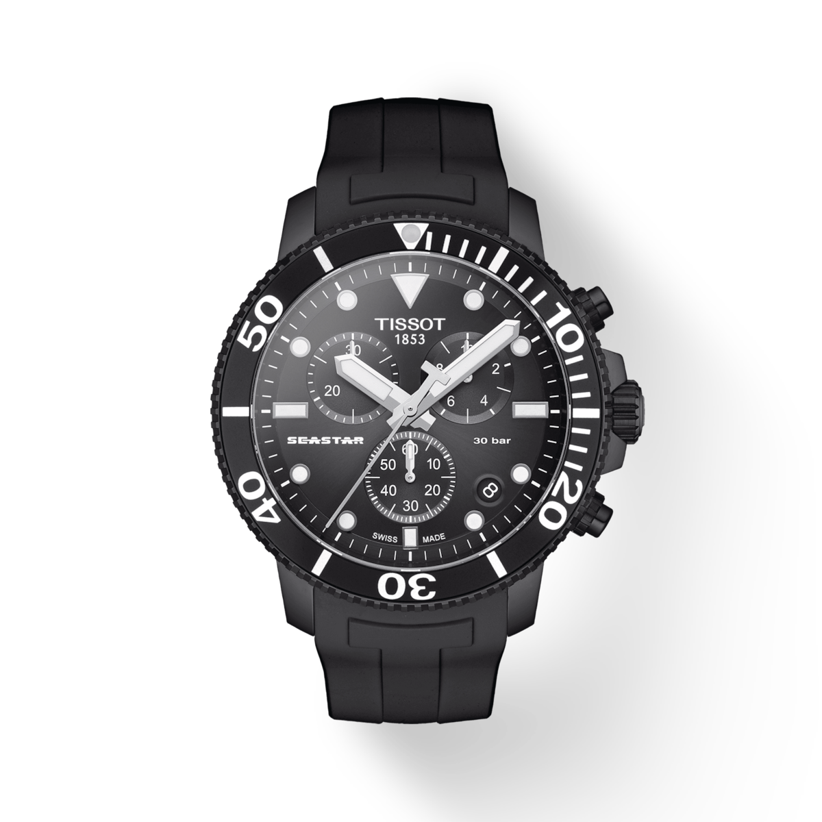 Tissot T-Sport Black Dial Men 45.5mm
