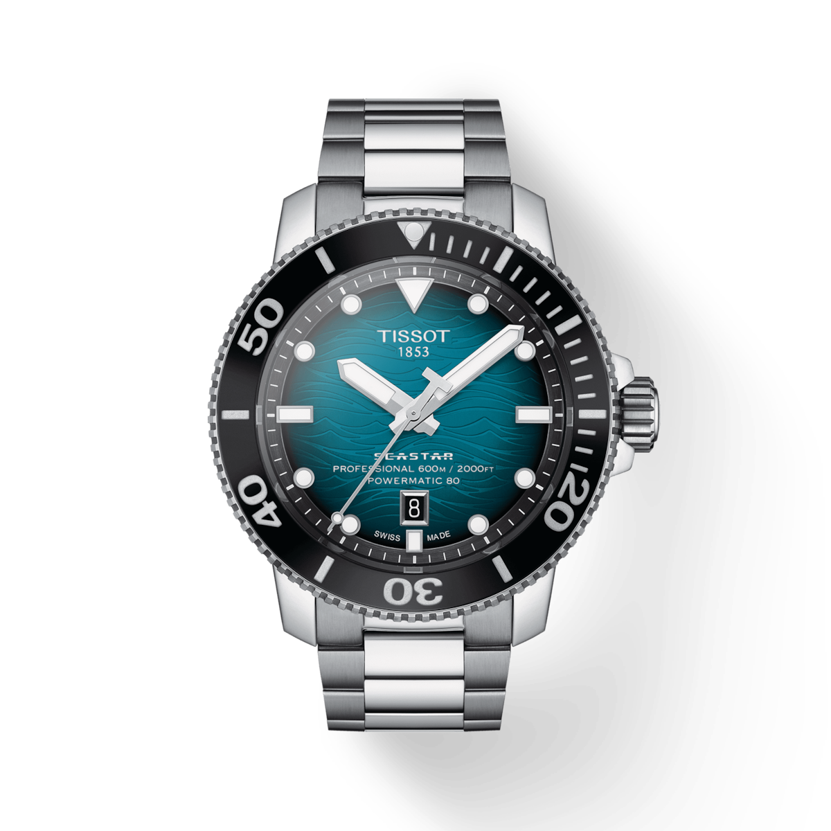 Tissot T-Sport Black & Blue Dial Men 46mm