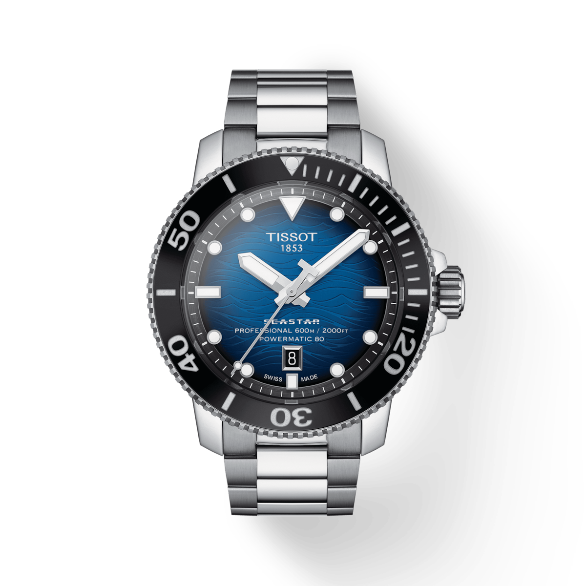 Tissot T-Sport Black & Blue Dial Men 46mm