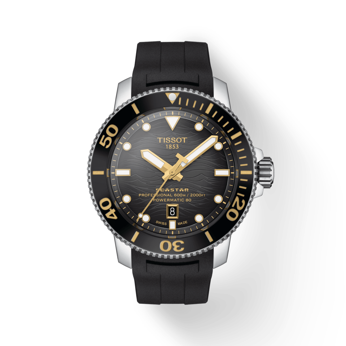 Tissot T-Sport Graded Grey & Black Dial Men 46mm
