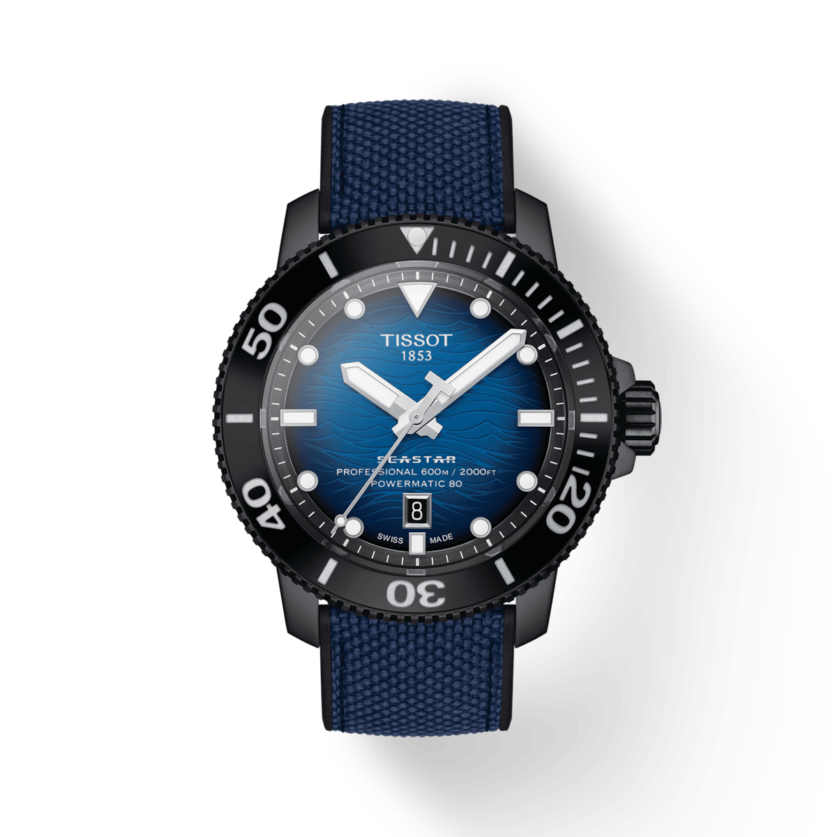 Tissot T-Sport Graded Blue & Black Dial Men 46mm