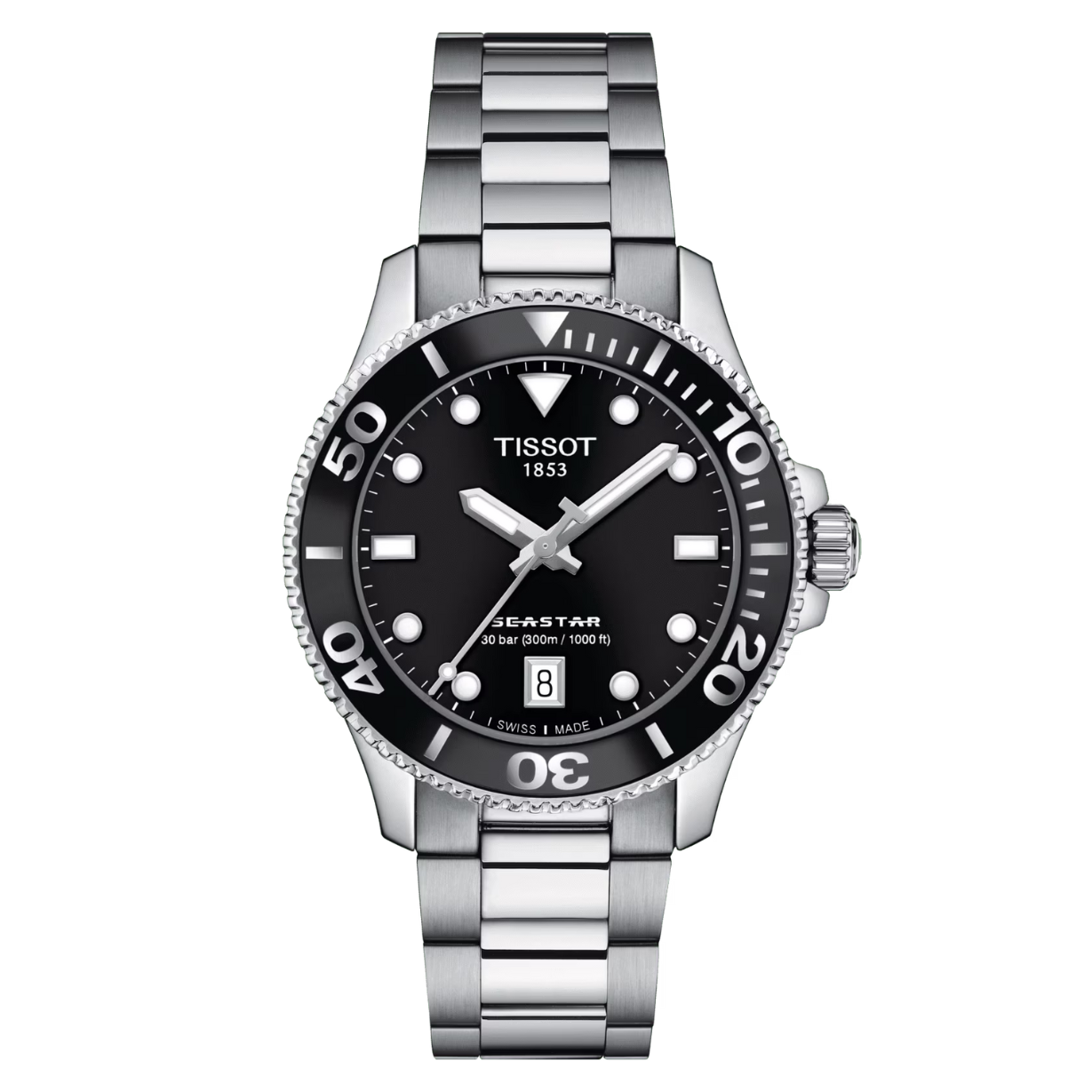 Tissot T-Sport Black Dial Women 36mm
