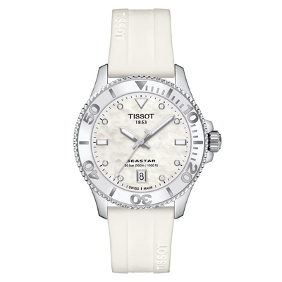 Tissot T-Sport White Mother-Of-Pearl Dial Women 36mm