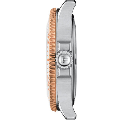 Tissot T-Sport Seastar 1000 Quartz 36mm White Mother-Of-Pearl Dial Women T1202102211100