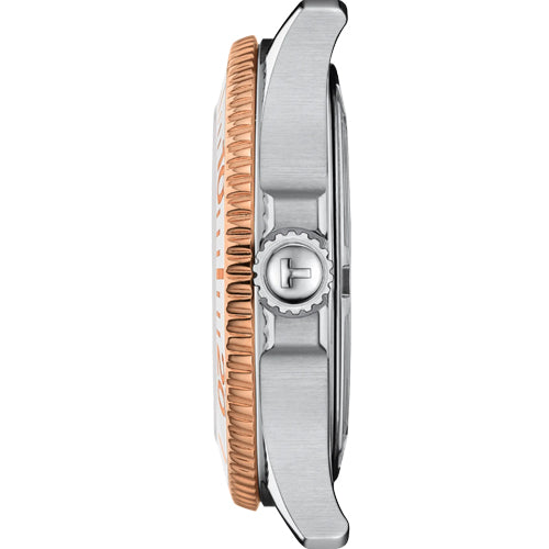 Tissot T-Sport Seastar 1000 Quartz 36mm White Mother-Of-Pearl Dial Women T1202102211100