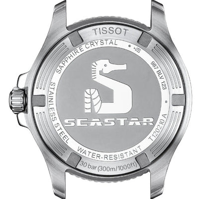 Tissot T-Sport Seastar 1000 Quartz 36mm White Mother-Of-Pearl Dial Women T1202102211100