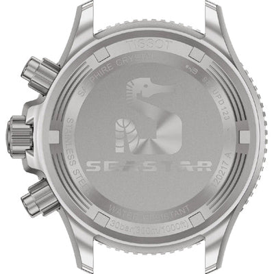 Tissot T-Sport Seastar 1000 Quartz Chronograph 38mm Graded White & Grey Dial Unisex T1202171701100