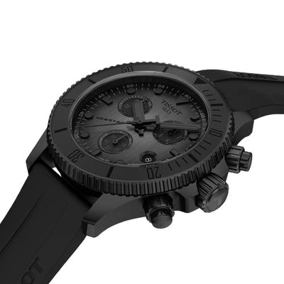 Tissot T-Sport Seastar 1000 Quartz Chronograph 38mm Graded Grey & Black Dial Unisex T1202173706100