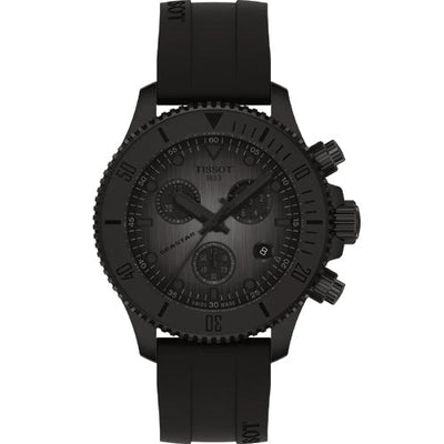 Tissot T-Sport Seastar 1000 Quartz Chronograph 38mm Graded Grey & Black Dial Unisex T1202173706100