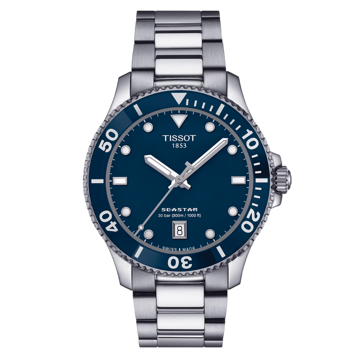 Tissot T-Sport Blue Dial Men 40mm