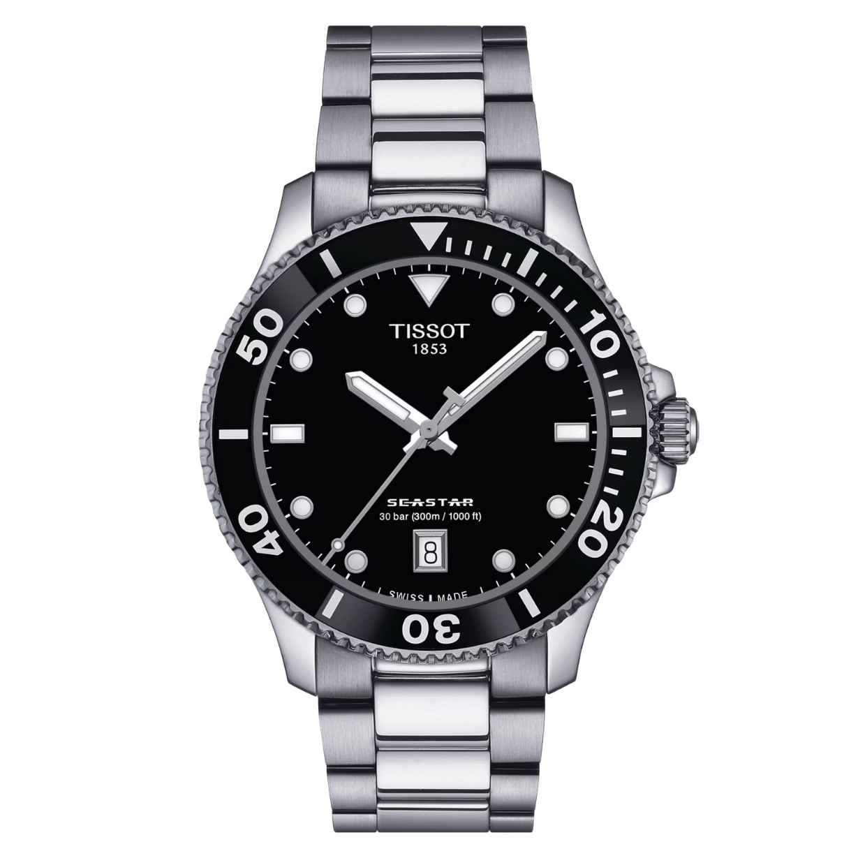 Tissot T-Sport Black Dial Men 40mm