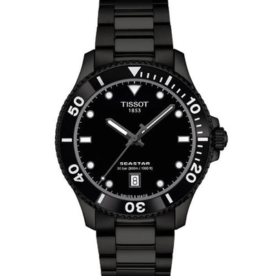 Tissot T-Sport Seastar 1000 Black Dial Men 40mm T1204103305100