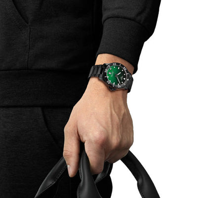 Tissot T-Sport Seastar 1000 Quartz Green Gradient Dial Men 40mm T1204103309100