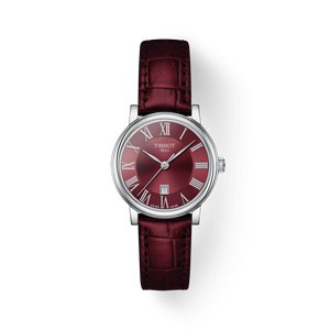 Tissot T-Classic Bordeaux Dial Women 30mm