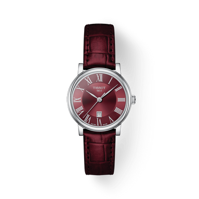 Tissot T-Classic Bordeaux Dial Women 30mm