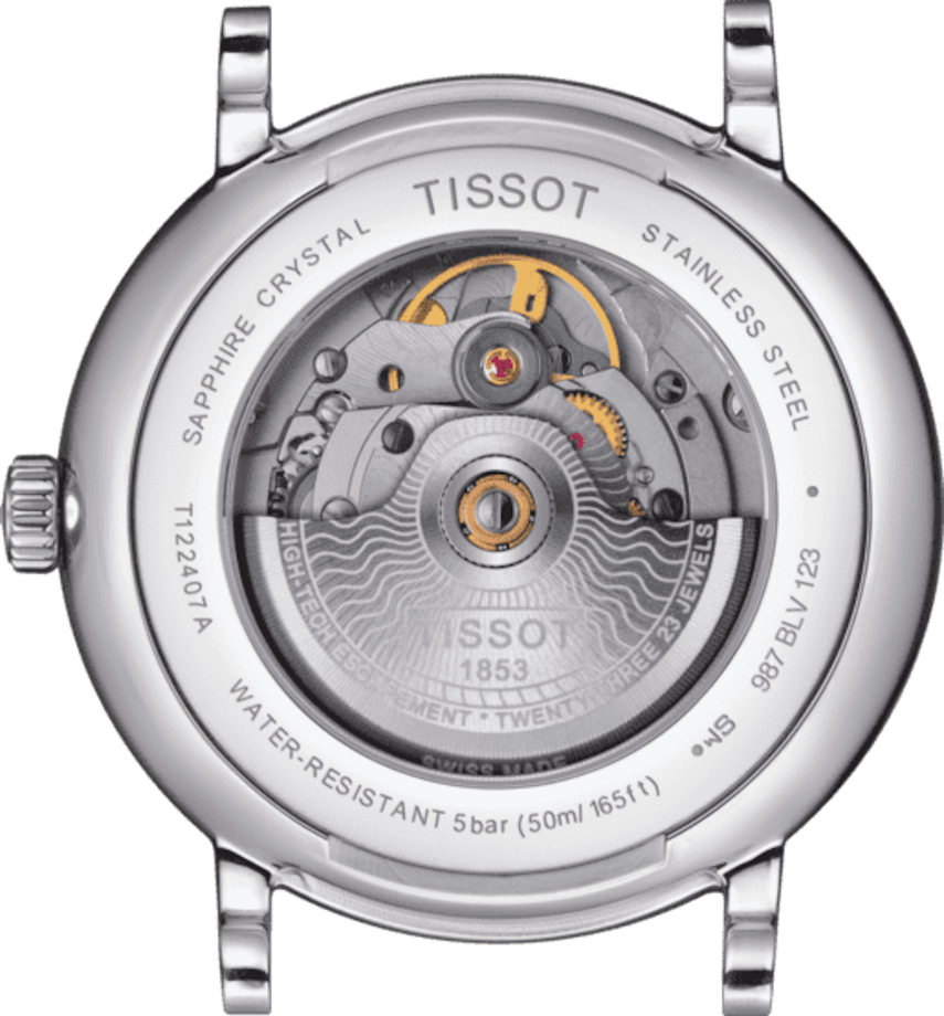 Tissot T-Classic Black Dial Men 40mm