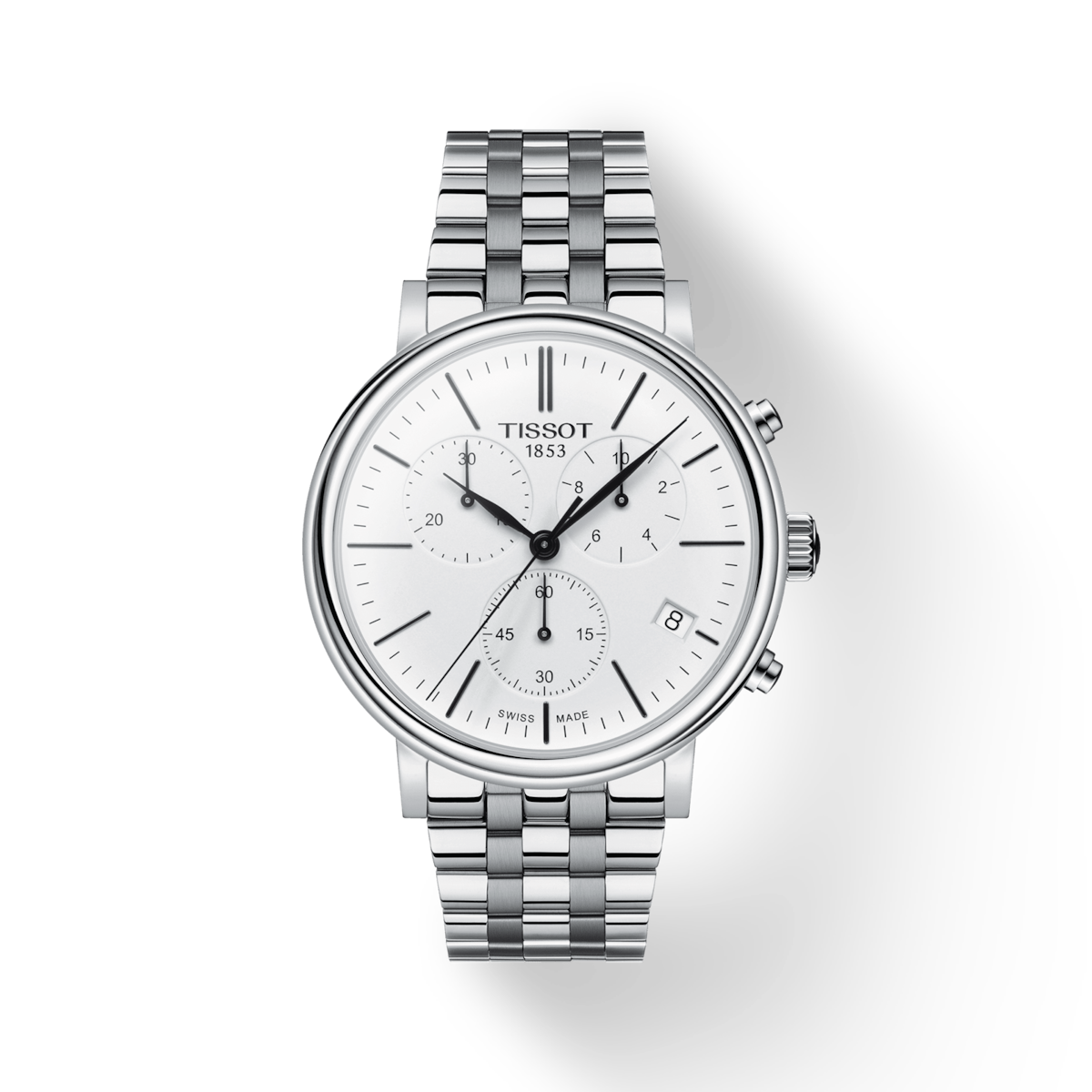 Tissot T-Classic White Dial Men 41mm