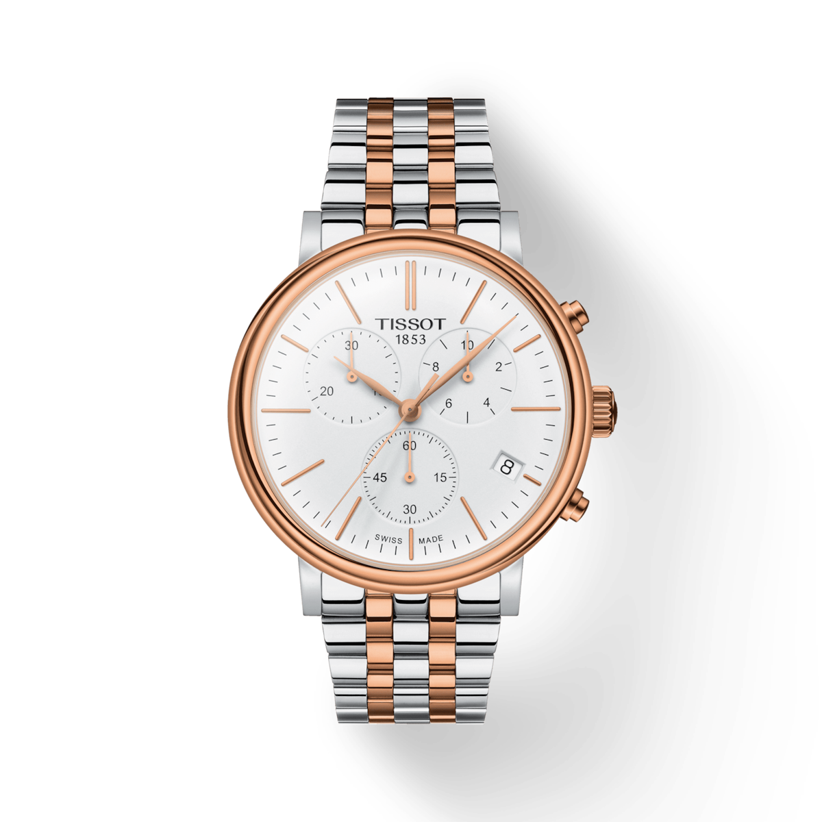Tissot T-Classic Carson White Dial Men 41mm