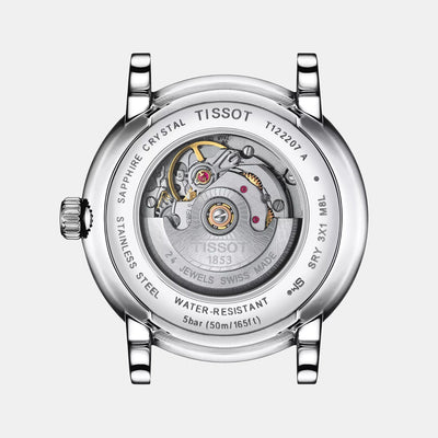 Carson Women Automatic Silver Dial Analog Stainless Steel Watch T1222071103600