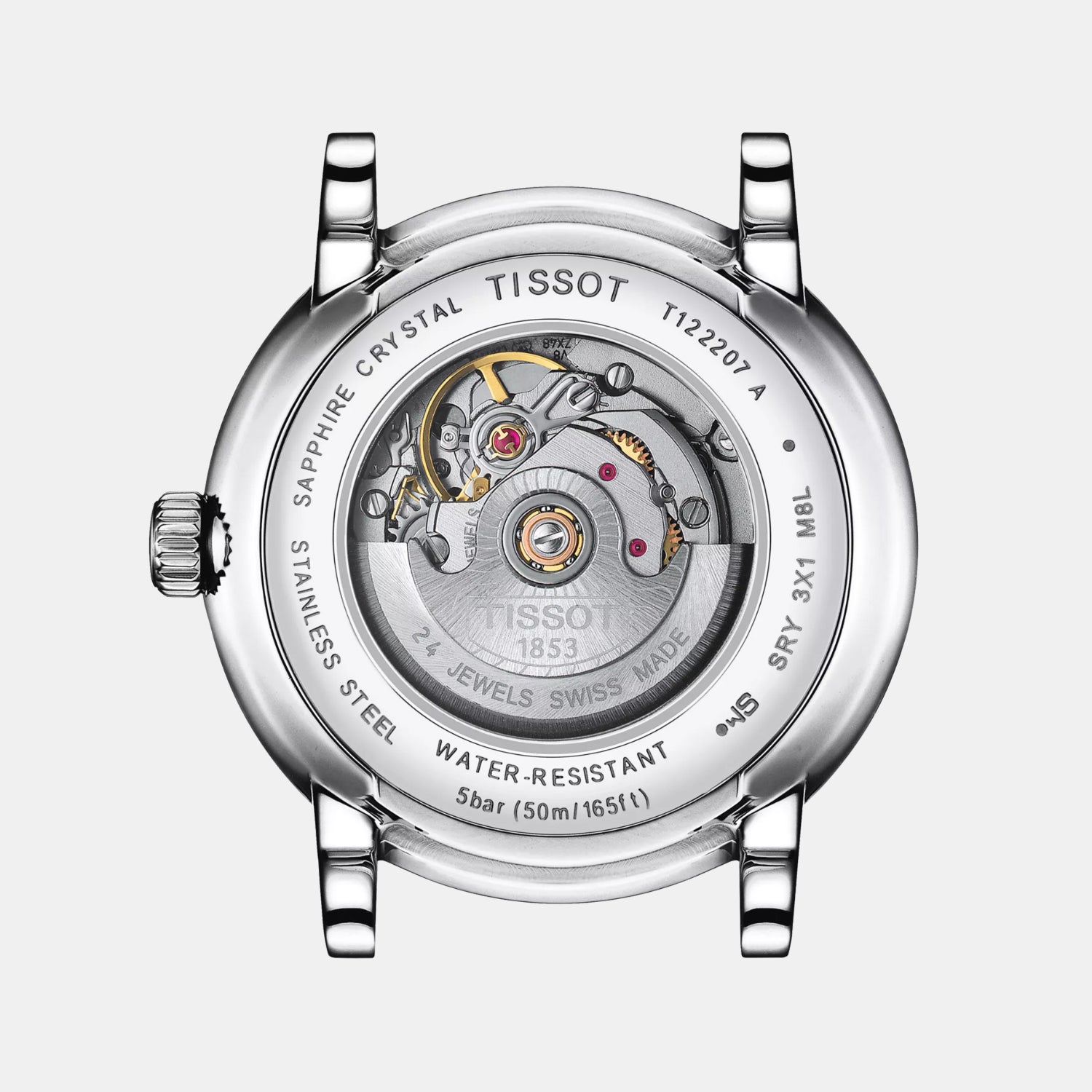 Carson Women Automatic Silver Dial Analog Stainless Steel Watch T1222071103600