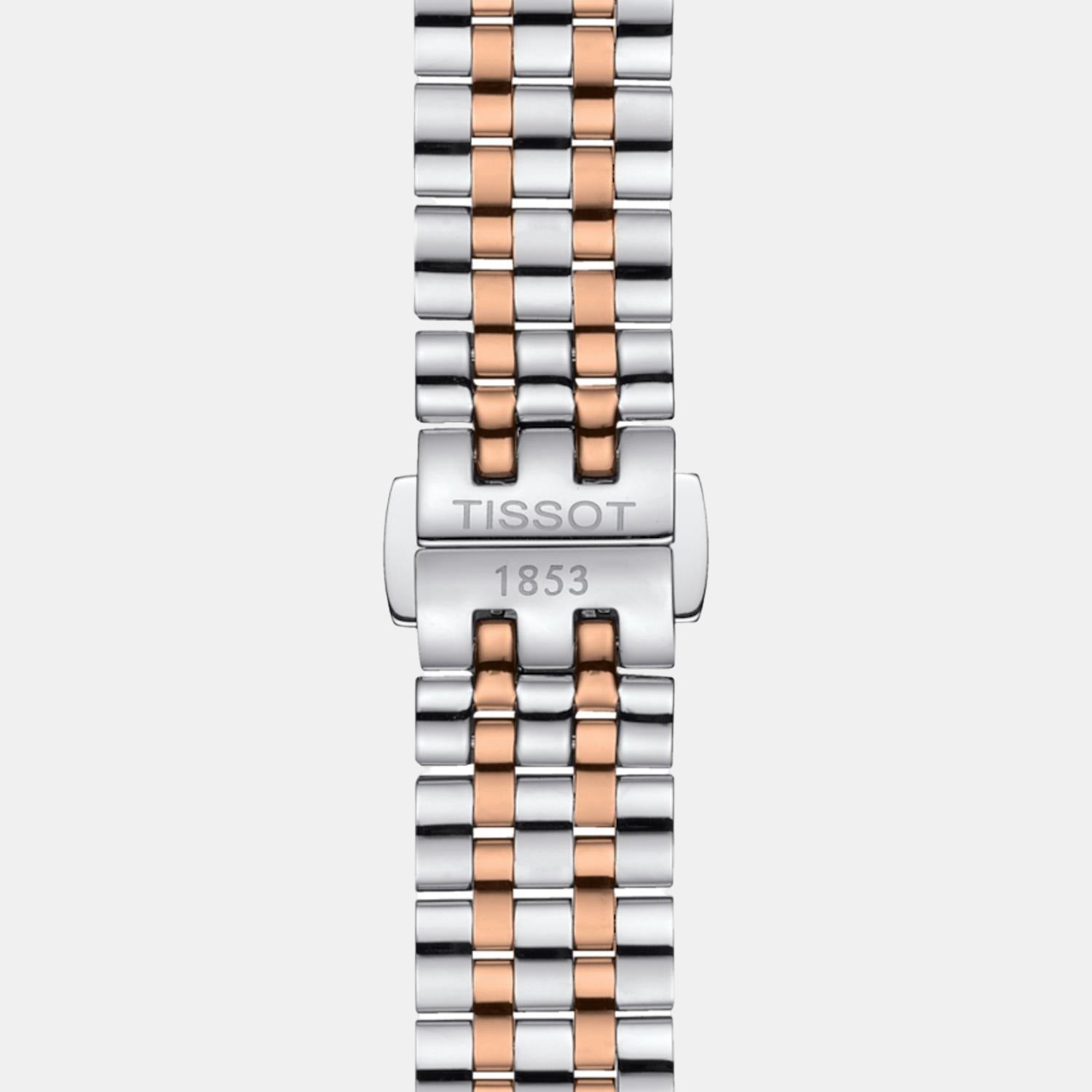 Carson Women Automatic Silver Dial Analog Stainless Steel Watch T1222072203101
