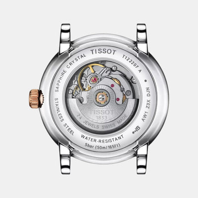 Carson Premium Women Automatic Silver Dial Analog Stainless Steel Watch T1222072203300