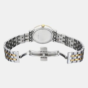 Carson Women Quartz Silver Dial Analog Stainless Steel Watch T1222102203300