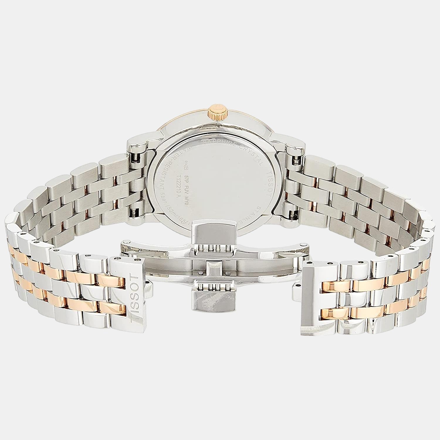 Carson Women Quartz Silver Dial Analog Stainless Steel Watch T1222102203301