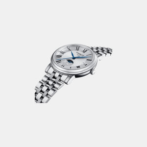 Carson Women Quartz Silver Dial Analog Stainless Steel Watch T1222231103300